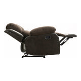 Cranley Brown Reclining Chair Fabric Seating - Ornate Home