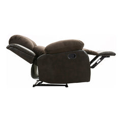 Cranley Brown Reclining Chair Fabric Seating - Ornate Home