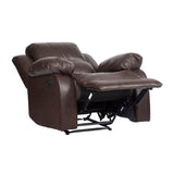 Cranley Brown Reclining Chair - Ornate Home