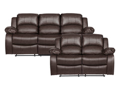 Cranley Brown Sofa & Loveseat - Ornate Home