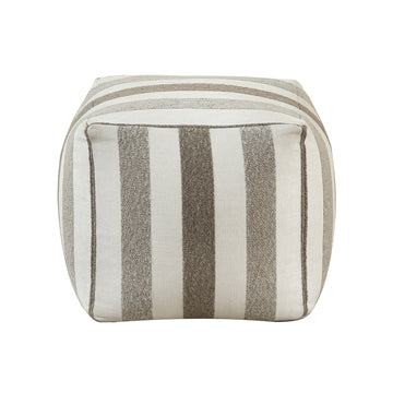 Cravat Multi-color Pouf - Ornate Home