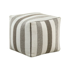 Cravat Multi-color Pouf - Ornate Home