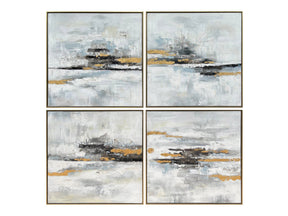 Crawford Grey/Blue Canvas - Ornate Home
