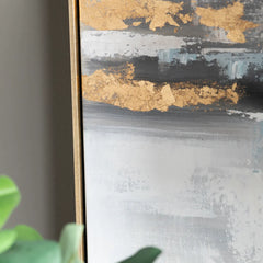 Crawford Grey/Blue Canvas - Ornate Home