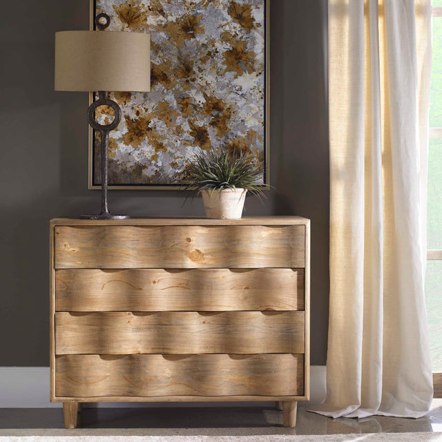 Crawford Light Oak Accent Chest - Ornate Home