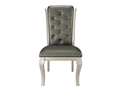 Crawford Silver Side Chair (Set of 2) - Ornate Home