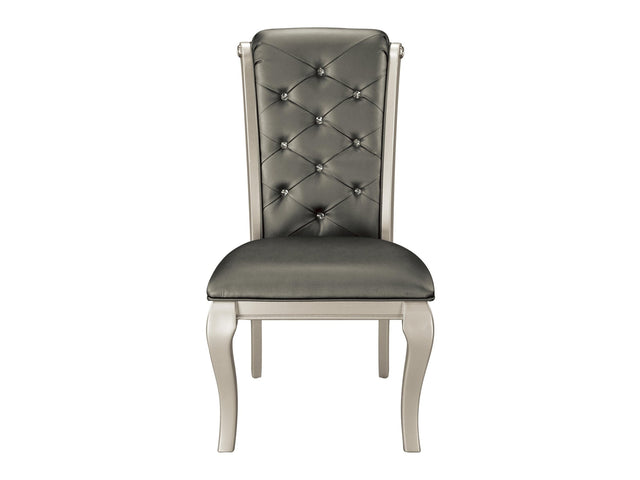 Crawford Silver Side Chair (Set of 2) - Ornate Home