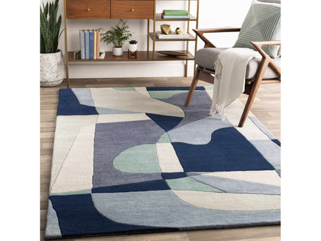 Crawfordsville Modern Wool Rug - Ornate Home