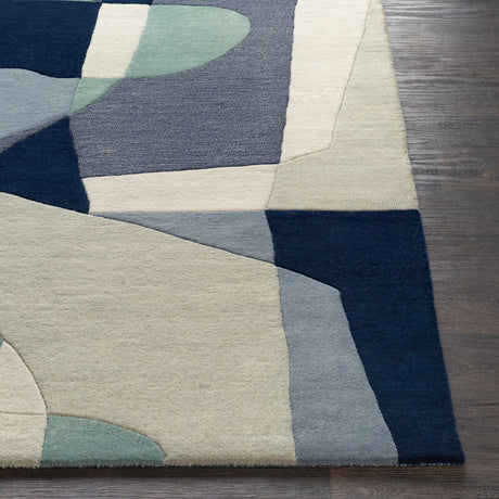 Crawfordsville Modern Wool Rug - Ornate Home