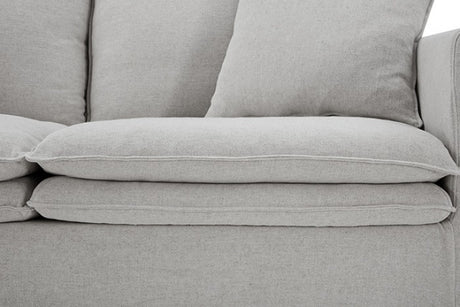 Crayford Light Gray Sectional - Ornate Home