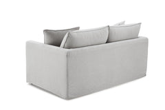 Crayford Light Gray Upholstery Living Room Set - Ornate Home