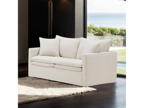 Crayford Taupe Loveseat - Ornate Home