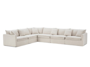 Crayford Taupe Sectional - Ornate Home