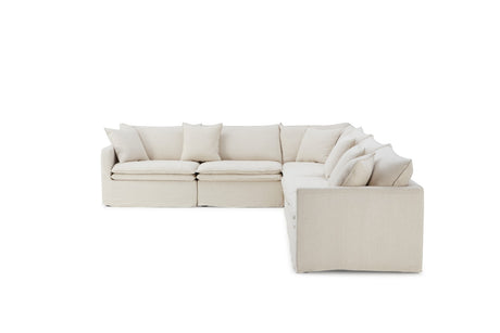 Crayford Taupe Sectional - Ornate Home