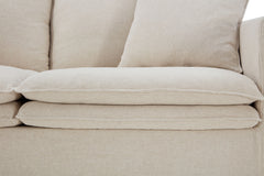 Crayford Taupe Upholstery Living Room Set - Ornate Home