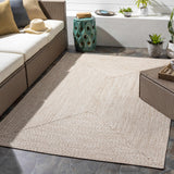 Cream Braided Faux Jute Outdoor Rug - Ornate Home