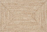 Cream Braided Faux Jute Outdoor Rug - Ornate Home
