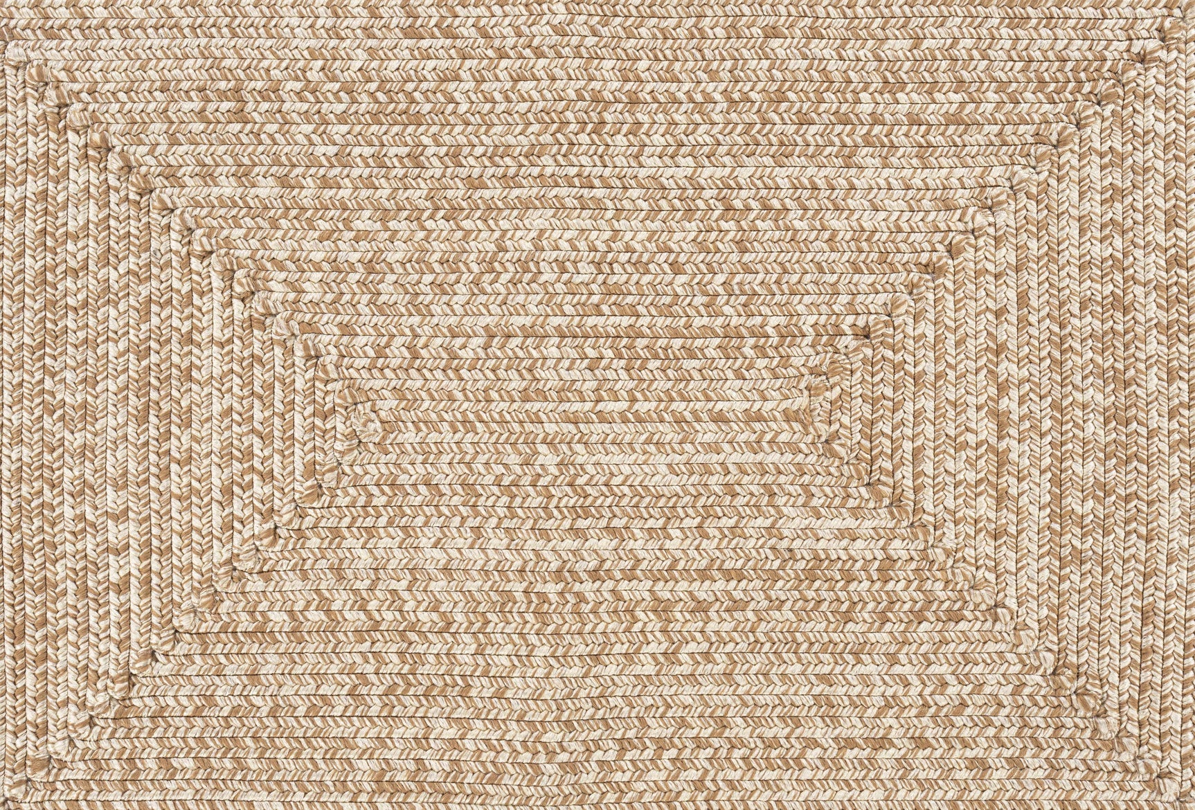 Cream Braided Faux Jute Outdoor Rug - Ornate Home