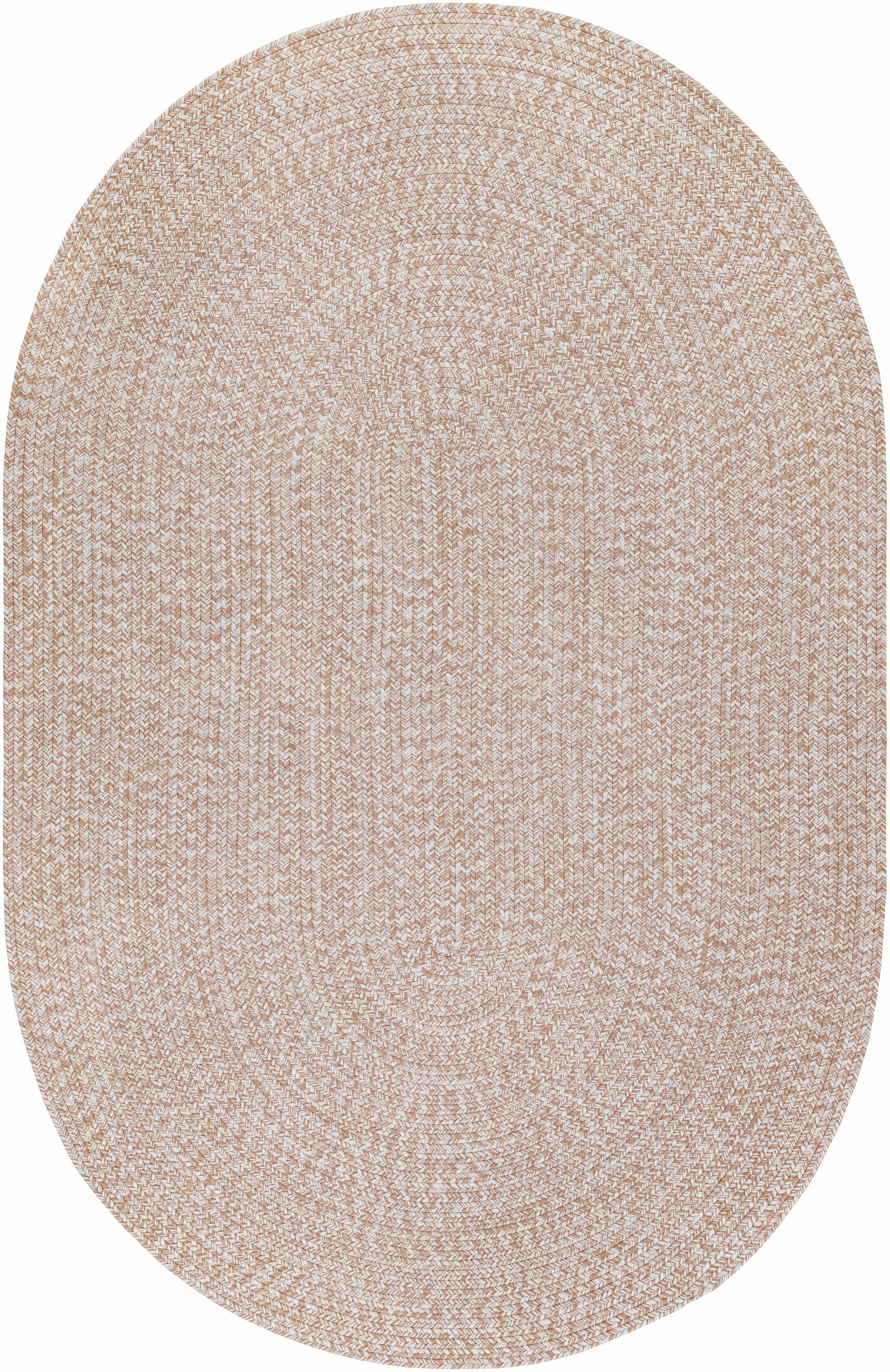 Cream Braided Faux Jute Outdoor Rug - Ornate Home