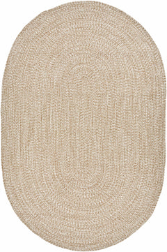 Cream Braided Faux Jute Outdoor Rug - Ornate Home