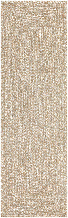 Cream Braided Faux Jute Outdoor Rug - Ornate Home
