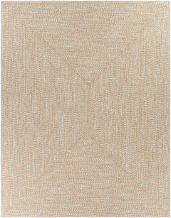 Cream Braided Faux Jute Outdoor Rug - Ornate Home