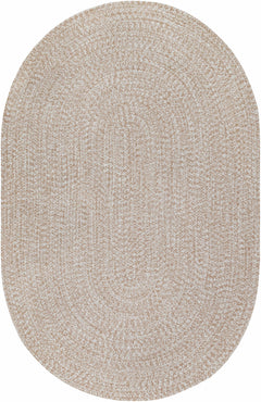 Cream Braided Faux Jute Outdoor Rug - Ornate Home