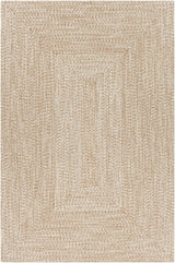 Cream Braided Faux Jute Rug - Ornate Home