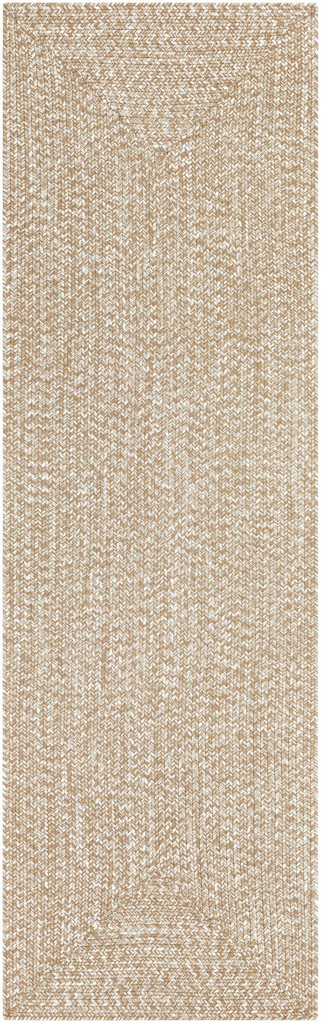 Cream Braided Faux Jute Rug - Ornate Home