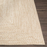 Cream Braided Faux Jute Rug - Ornate Home