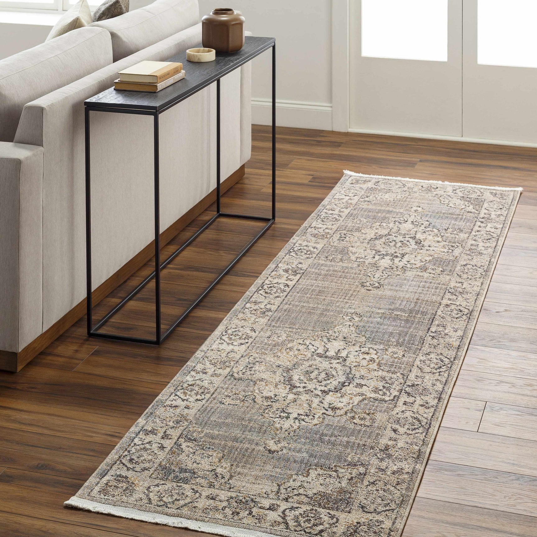 Cream Brown Zola Area Rug - Clearance - Ornate Home