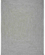 Cream Charcoal Braided Faux Jute Outdoor Rug - Ornate Home
