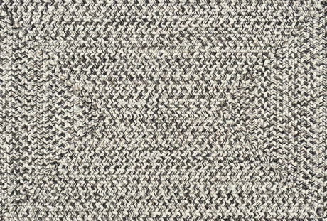 Cream Charcoal Braided Faux Jute Rug - Ornate Home