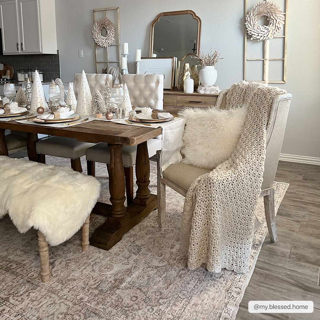 Cream Holi-2301 Washable Area Rug - Ornate Home