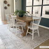Cream Holi-2301 Washable Area Rug - Ornate Home