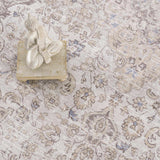 Cream Holi-2301 Washable Area Rug - Ornate Home