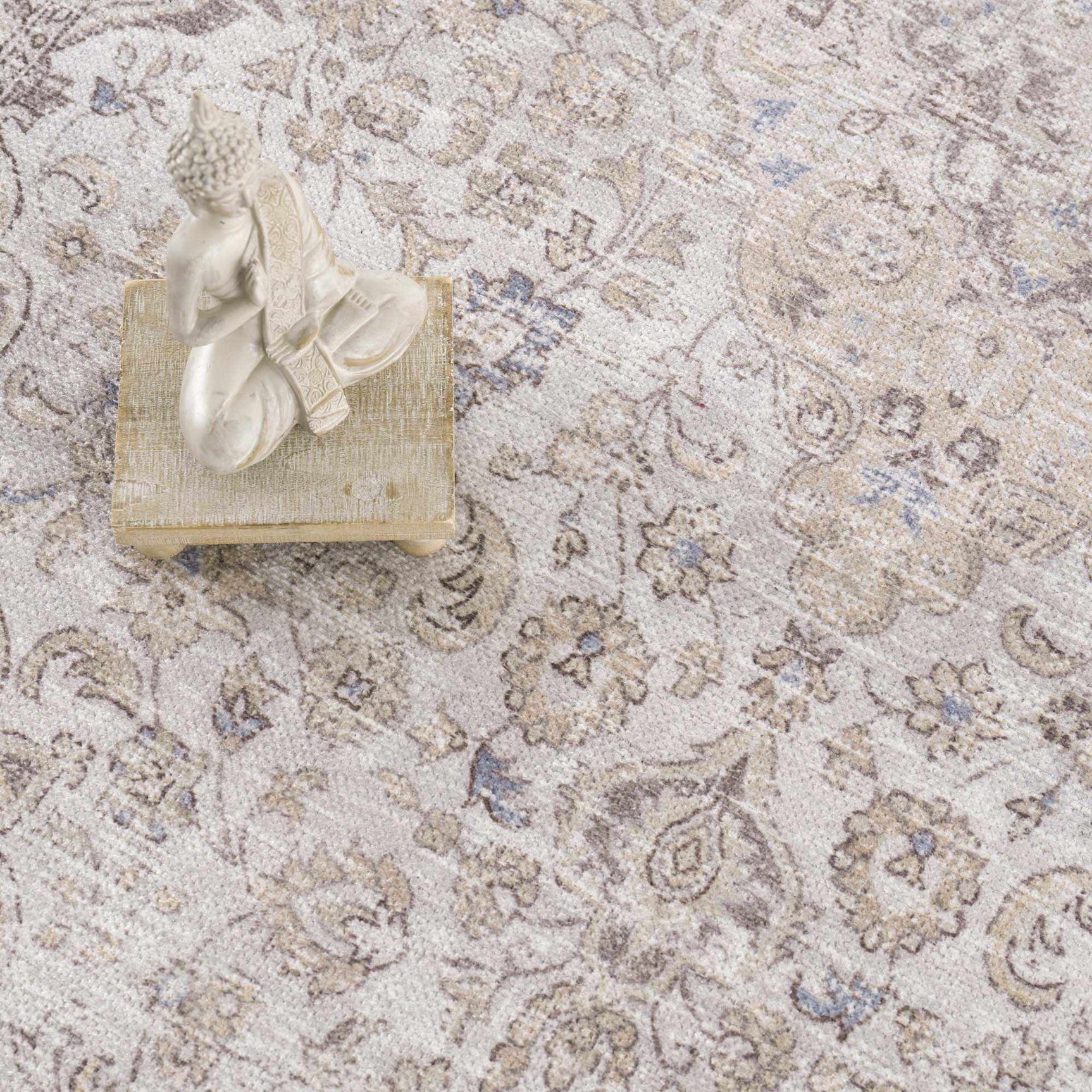 Cream Holi-2301 Washable Area Rug - Ornate Home