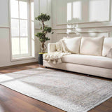 Cream Holi-2301 Washable Area Rug - Ornate Home