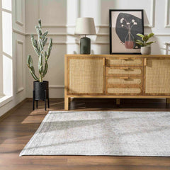 Cream Holi-2301 Washable Area Rug - Ornate Home