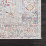 Cream Rust Leeston Washable Rug - Clearance - Ornate Home