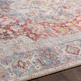 Cream Rust Leeston Washable Rug - Clearance - Ornate Home