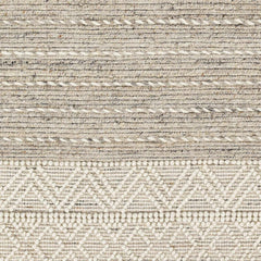 Cream Veruela Wool Blend Braided Tassel Area Rug - Clearance - Ornate Home
