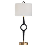 Creed Black/Gold Table Lamp - Ornate Home