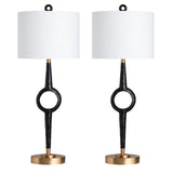 Creed Black/Gold Table Lamp (Set of 2) - Ornate Home