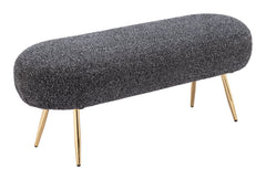 Creek Glitter Black Bench - Ornate Home