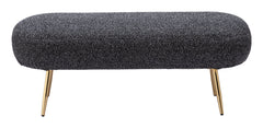 Creek Glitter Black Bench - Ornate Home