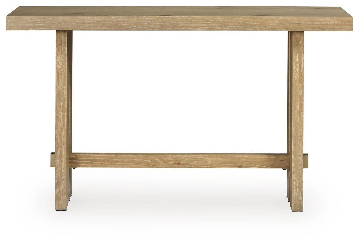 Crendlin Light Brown Sofa Table - Ornate Home