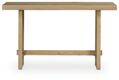Crendlin Light Brown Sofa Table - Ornate Home