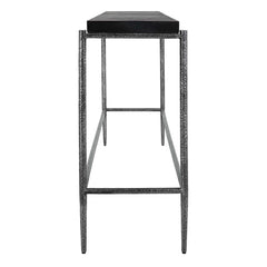 Crescendo Black Concrete Console Table - Ornate Home