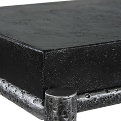 Crescendo Black Concrete Console Table - Ornate Home